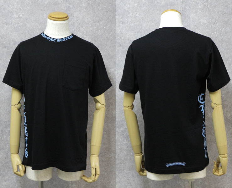 クロムハーツTシャツロゴブルーブラック|クロムハーツ通販専門店