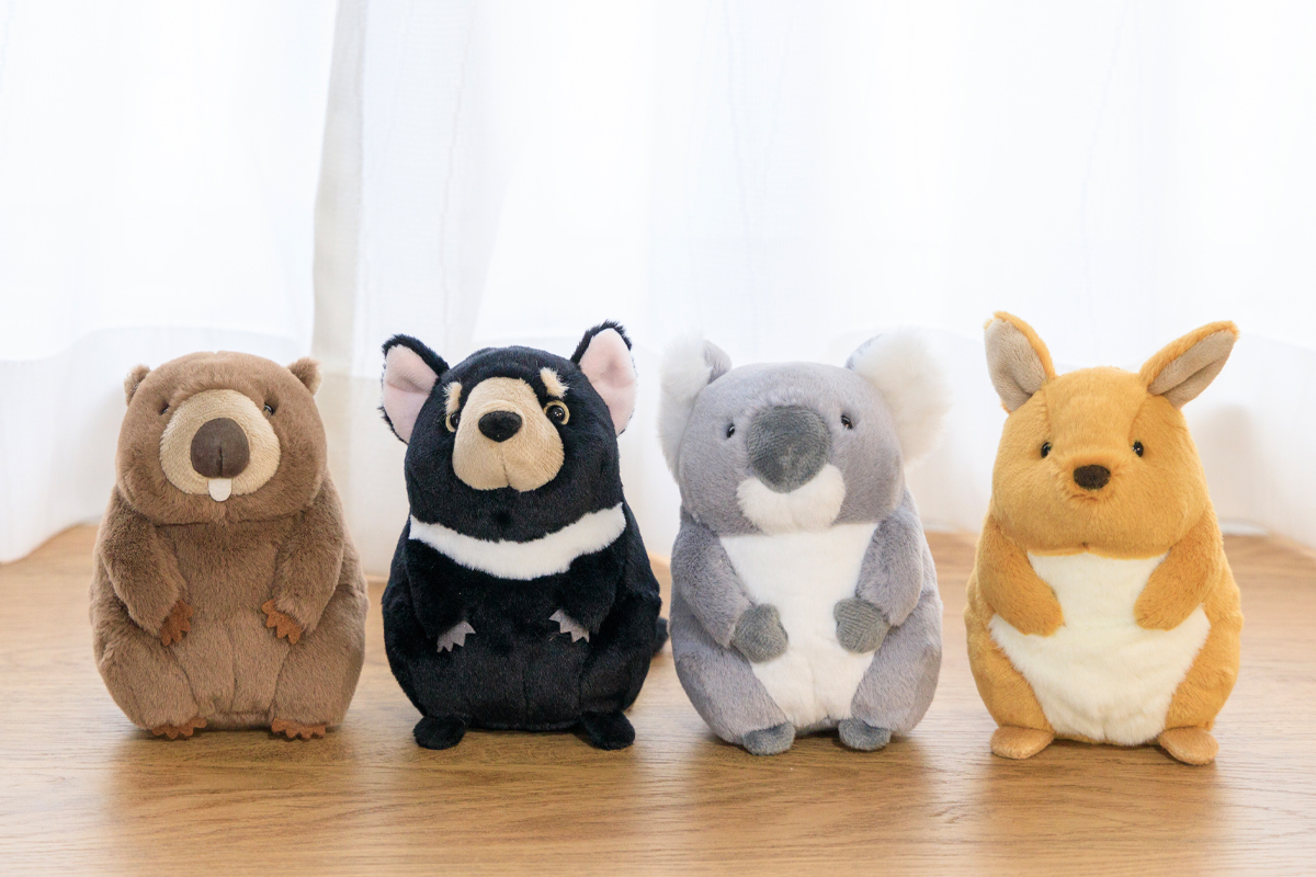 オーストラリアのどうぶつぽちゃ ぬいぐるみ : ｜Bleu Bleuet（ブルー