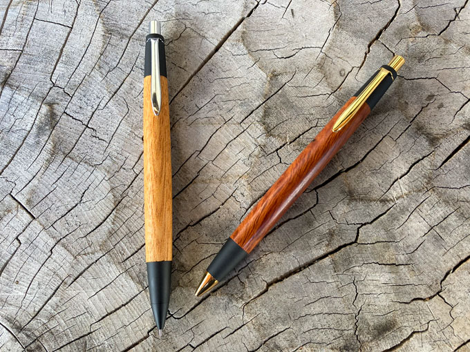 野原工芸スタビライズドウッド楓瘤2021新型シャーペン