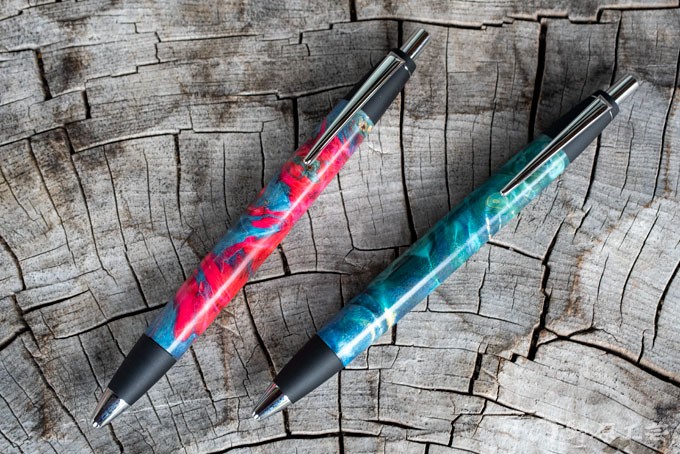 野原工芸 栃縮杢のボールペン・スタンダード【新品】 野原工芸 【栃 縮