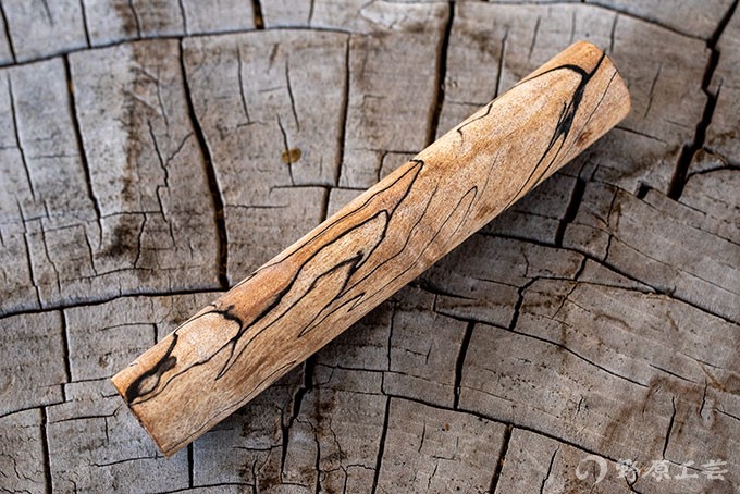 Ryu品【限定品】野原工芸 栃スポルテッド（スタビオレンジ）斑紋純銀色