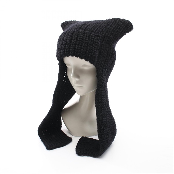 ビビアン 黒ニットキャップ Vivienne Westwood