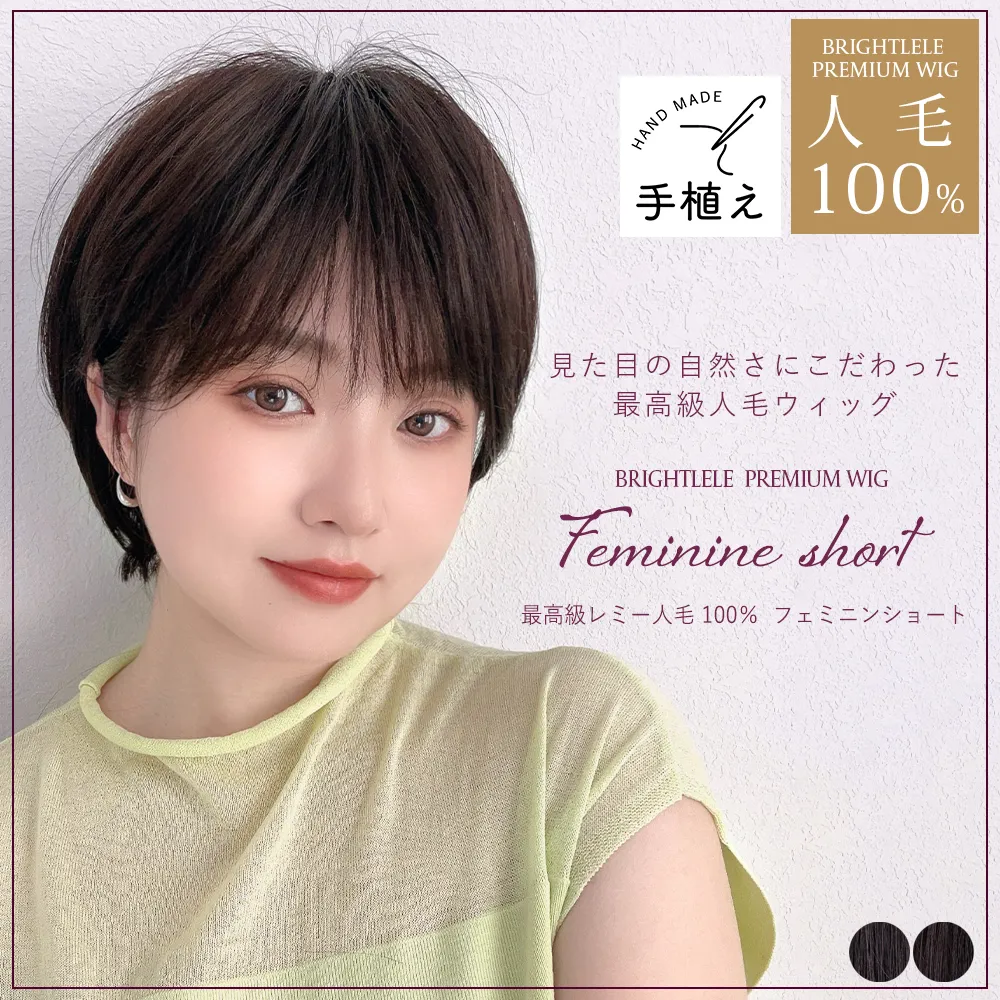 真2024新世界 レミー100%ウィッグ ヘアピース シルクスキン 部分ウィッグ