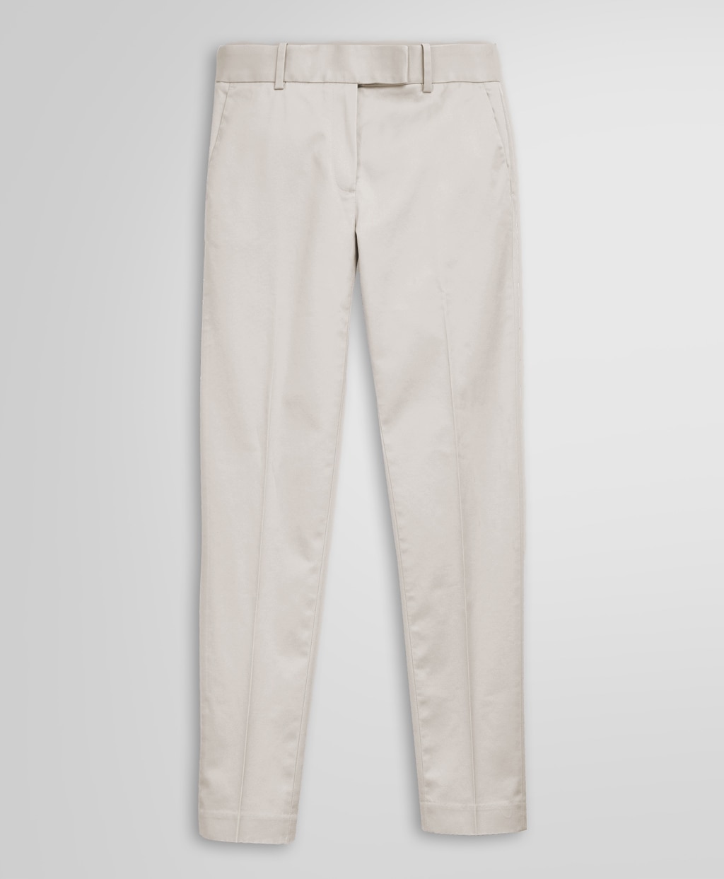 she、プリスティン ホワイト チノパン コットン混紡 ホームアイホーム