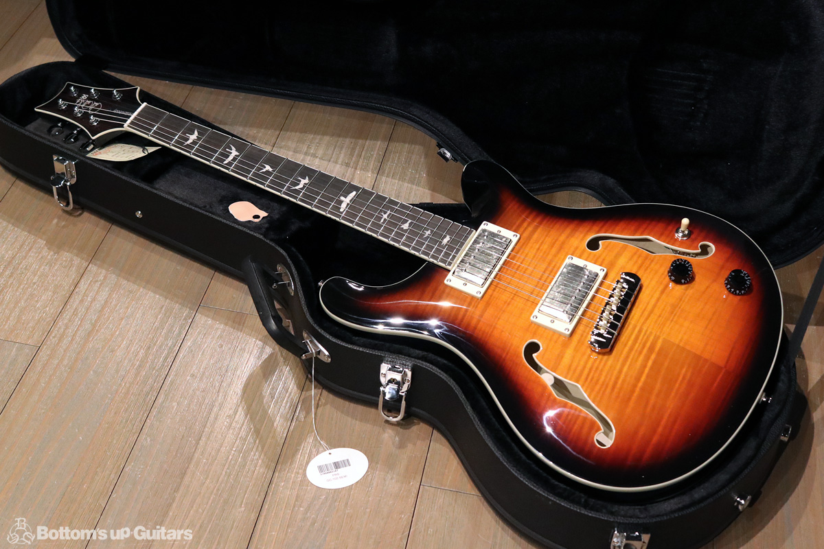 Paul Reed Smith SE Hollowbody II - Tri-Color Sunburst - @ Bottom's