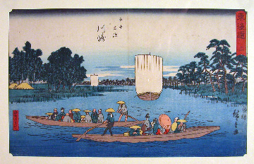 三重県立美術館 歌川広重《丸清版・隷書東海道五十三次》 一覧 Utagawa