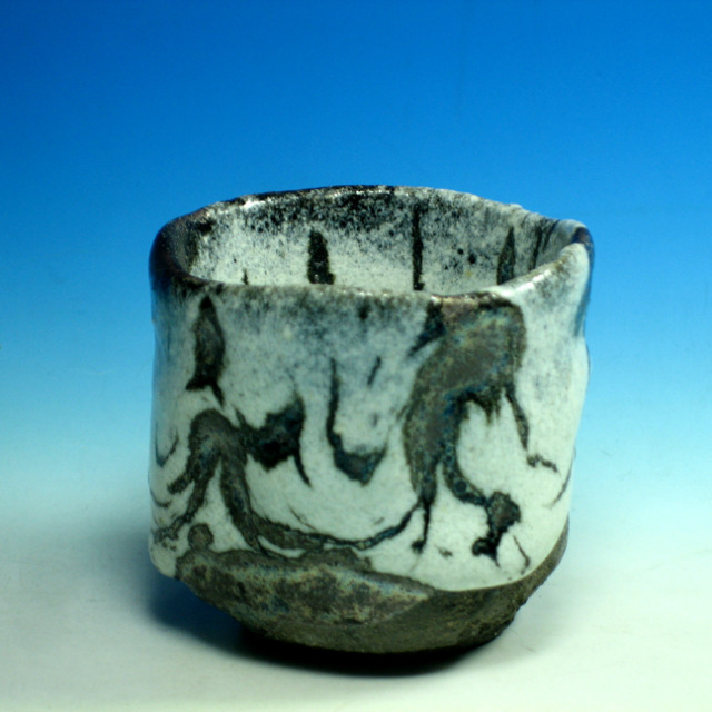 志野ぐい吞｜作家名：大森 礼二｜文錦堂 | 文錦堂