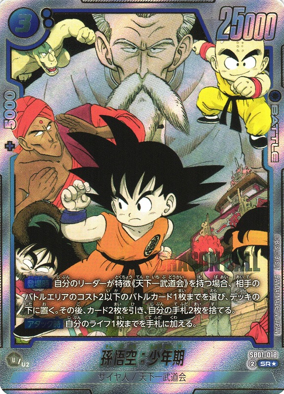 ドラゴンボール 孫悟空（少年期） 型番7 PPカード ドラゴンボール
