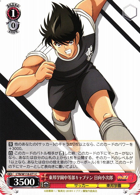 キャプテン翼たたかえドリームチームカード日向小次郎