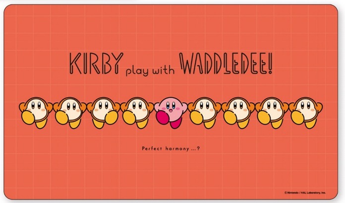 プレイマット】ラバーマットENR088 カービィ play with ワドルディいき