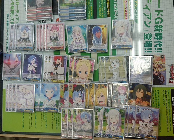 WS非公認大会情報9/26】優勝者デッキレシピ！ リゼロ / 新潟店の店舗