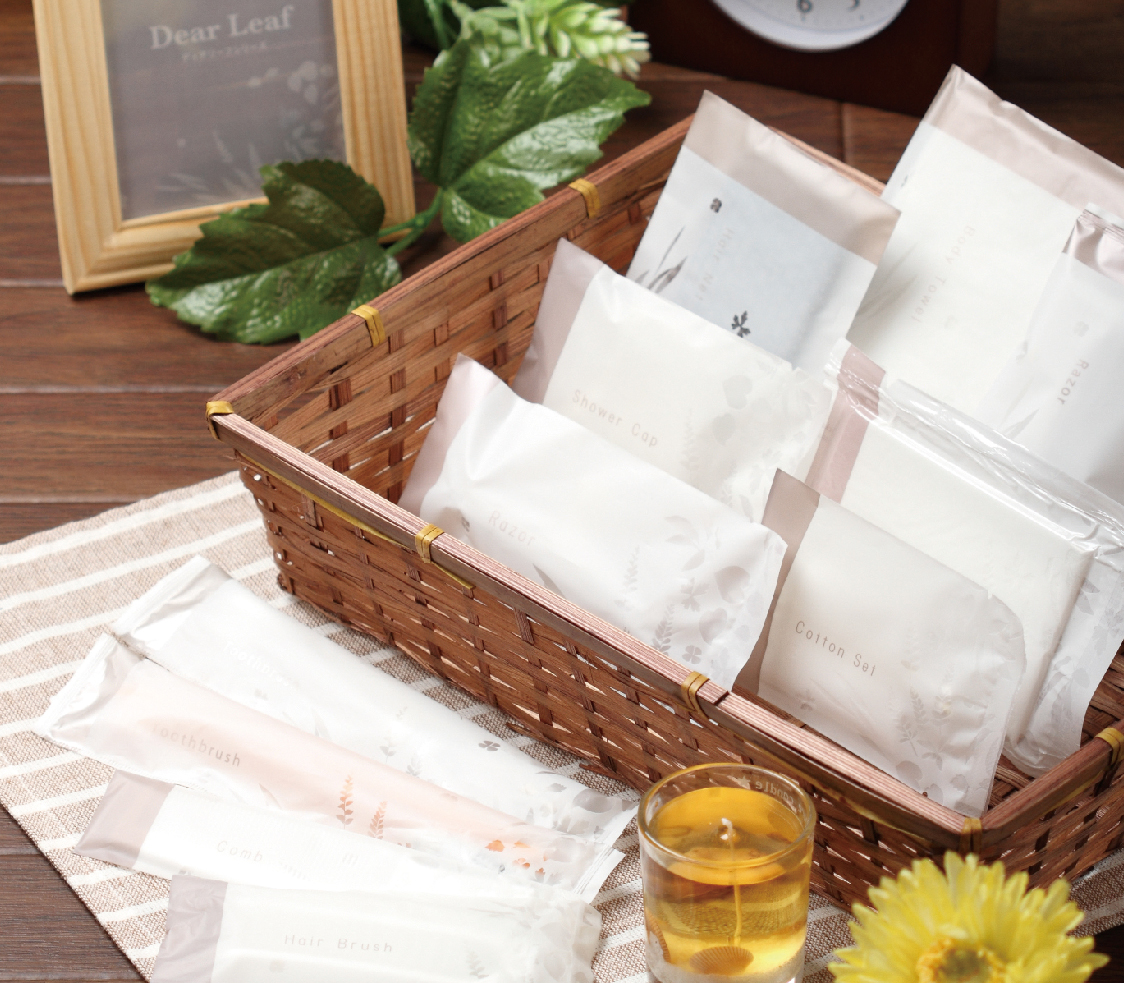 ホテル客室用アメニティ ディアリーフ 歯ブラシセット 24穴 3g 入数