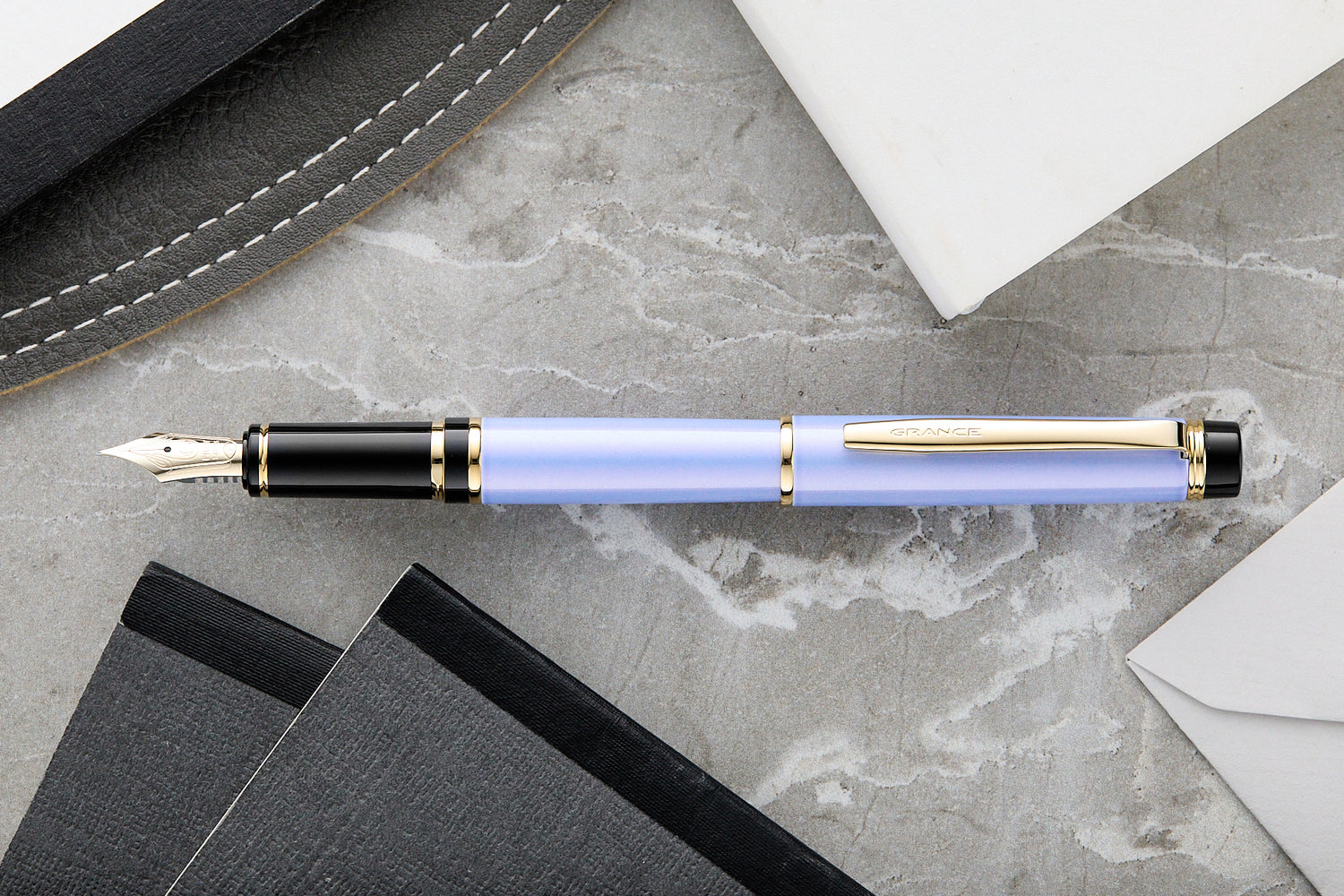Pilot Grance Fountain Pen - Light Blue - The Goulet Pen Company