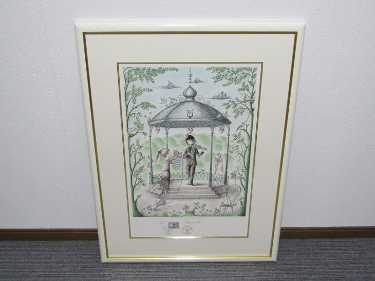 Raymond Peynet 絵画 美術 レイモン・ペイネ(Raymond Peynet)「内気な