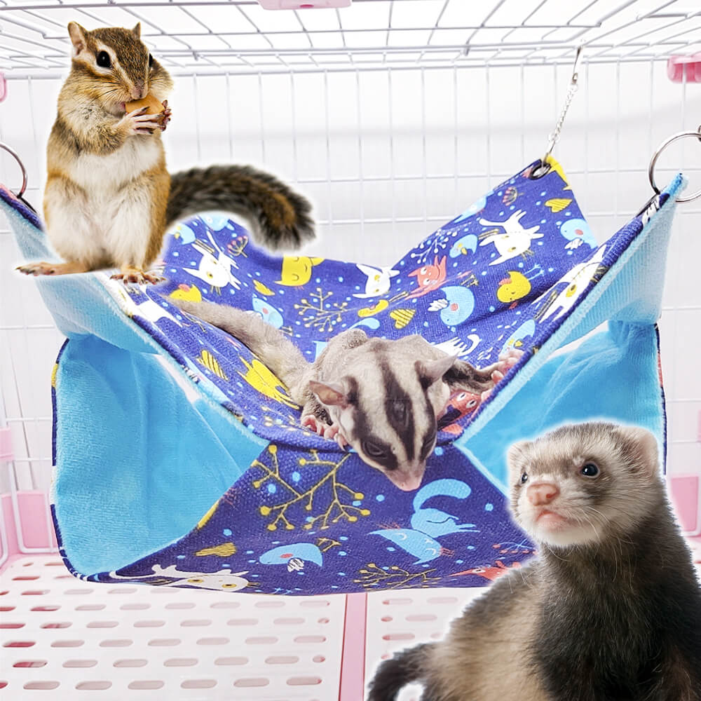 711】小動物用シングルハンモック・お布団付き ショップ 【711】小動物