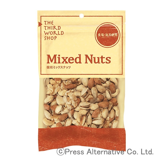 GAIAネット[※]第3世界ショップ ミックスナッツ 徳用 200g(200g