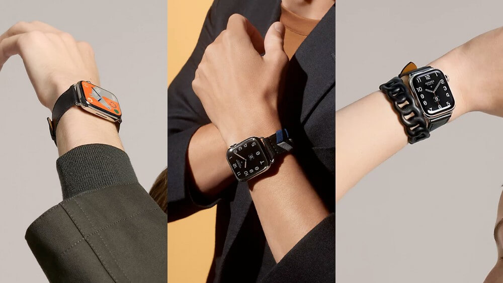 Apple Watch Hermès ドゥブルトゥール 《アピ》 42 mm