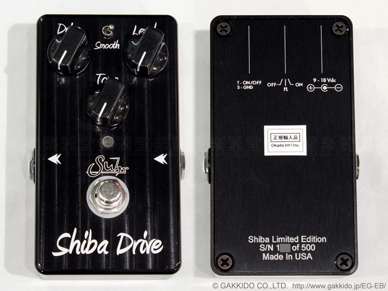 Shiba Drive 美品 音良し Suhr Shiba Drive [Black Color Edition