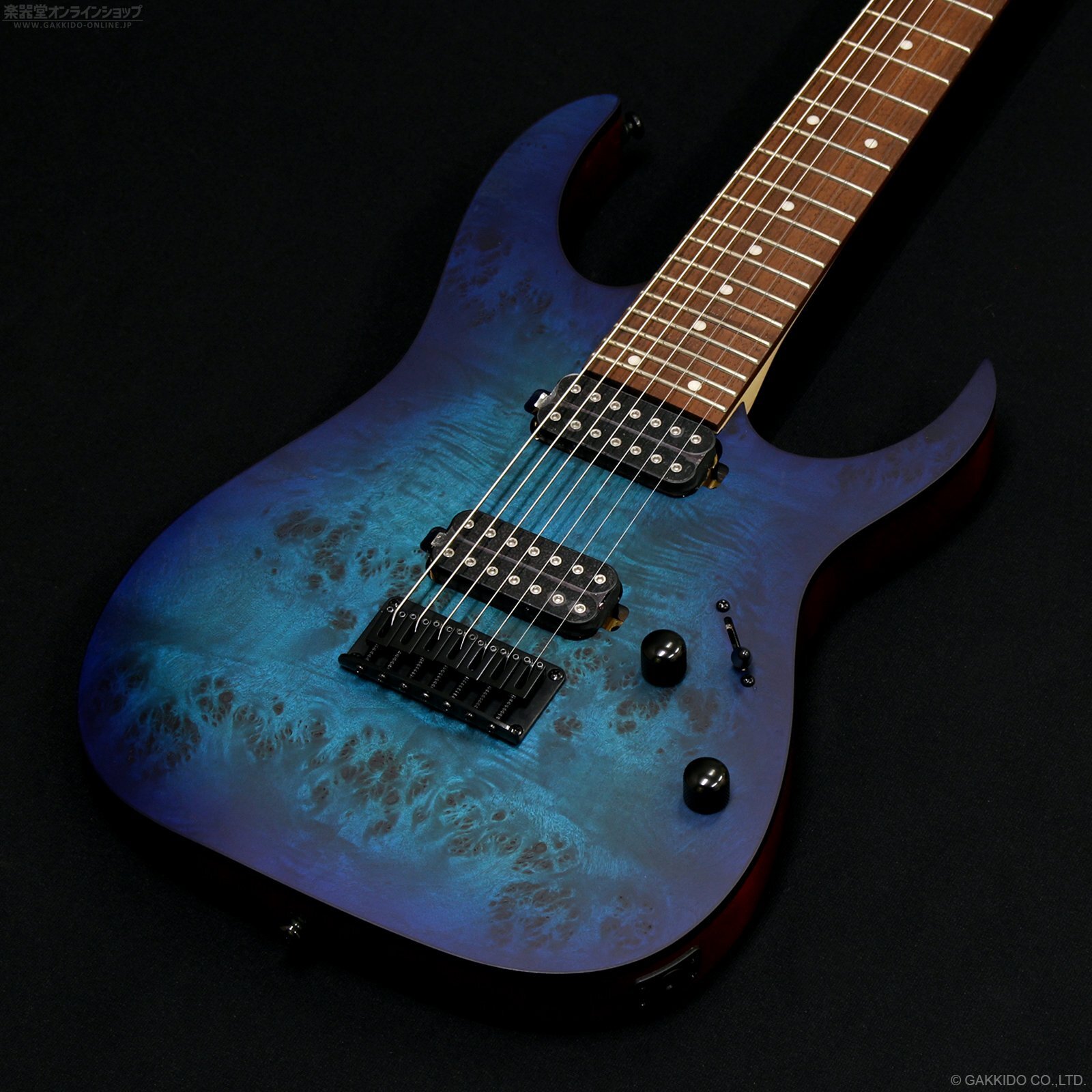 Ibanez RG7421PB 7-string [Sapphire Blue Flat] - 楽器堂オンライン