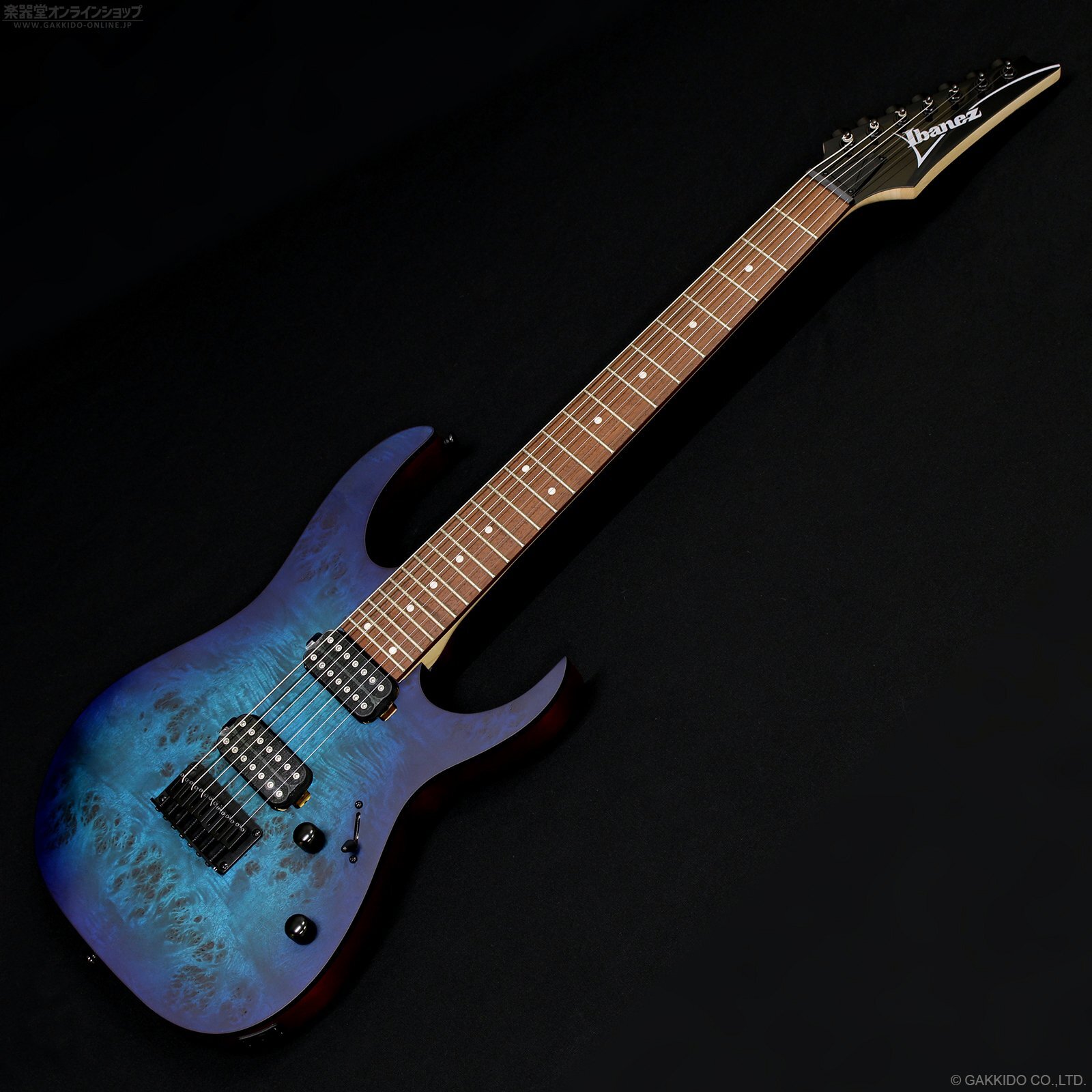 Ibanez RG7421PB 7-string [Sapphire Blue Flat] - 楽器堂オンライン