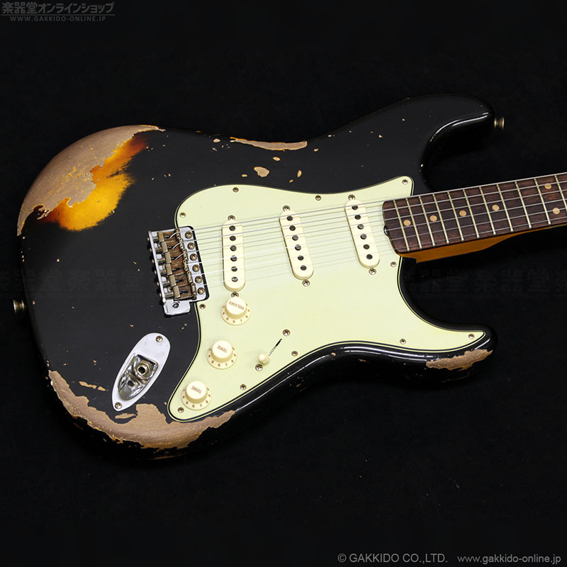 Fender Custom Shop 1960 Stratocaster Heavy Relic [Aged Black over