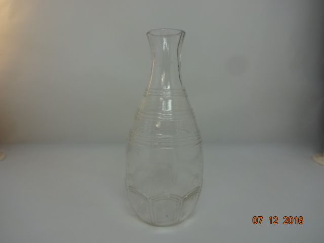 古道具・ガラス工芸・酒器・レトロ・ガラス徳利 茶道具・古道具・古