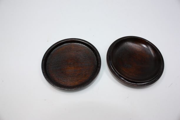 茶道具・古道具・香合・石地塗・桐螺鈿香合・夏目 有彦造 茶道具