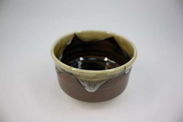 茶道具・古道具・茶碗・瀬戸焼・窯変釉野点茶碗・赤津・加藤 達次 造