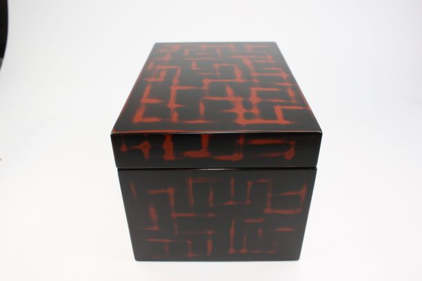 茶道具・茶箱点前・茶箱・利休形・木製無地茶箱 茶道具・古道具・古