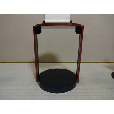 茶道具 棚 丸卓 宗旦好み 爪紅丸卓 而妙斎宗旦好 茶道具・古道具・古