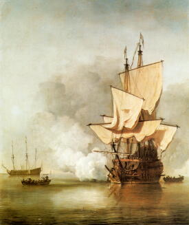 砲撃 フェルデ 複製画 名画 レプリカ