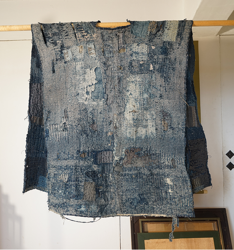 襤褸 本物 大判 古布① 寄せ布