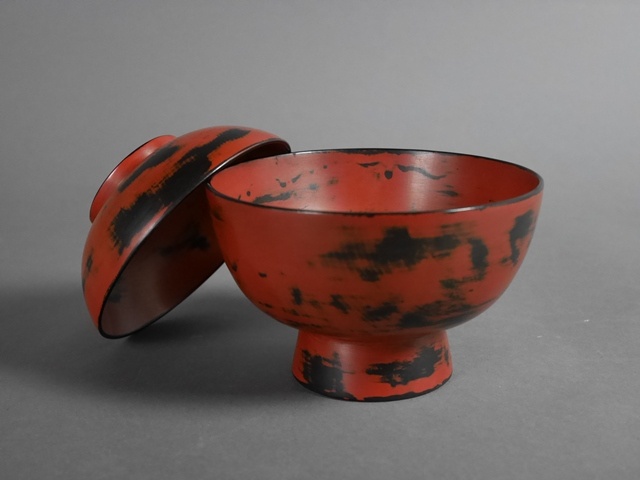 日の丸の様な根来大盆 根来塗り 古美術 仏教美術 古漆器 室町