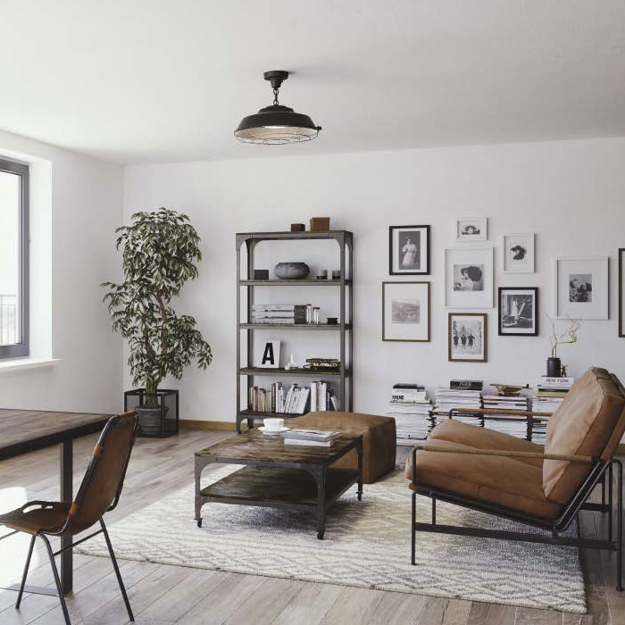 リモコン式 インダストリアル ペンダントライト ~8畳・ビンテージ