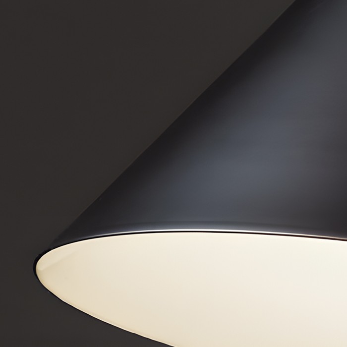 ペンダントライト 円錐(L)・ブラック｜引掛シーリング式｜照明の