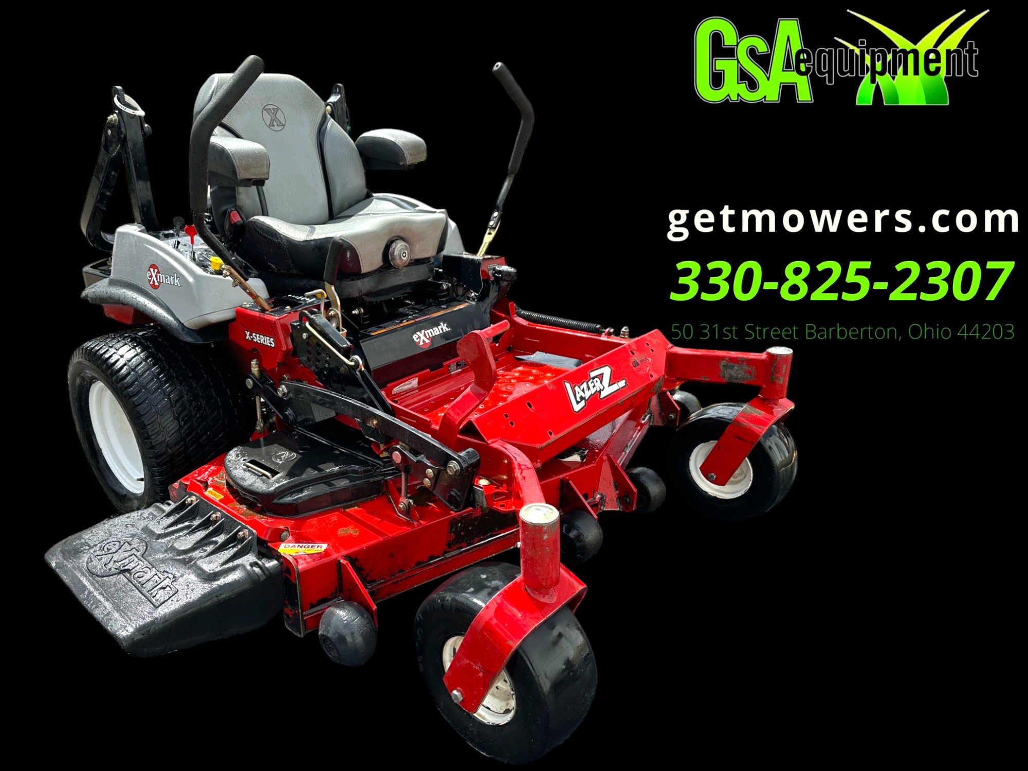 60″ Exmark Lazer Z X Commercial Zero Turn! Suspension Seat! $116 A