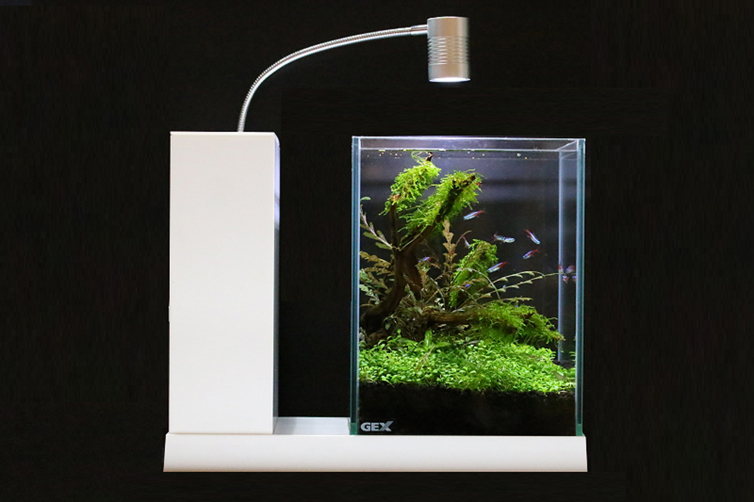 GEXアクアリスタ オールインワン水槽 GEX aquarista AQUA-U 2.0 Black