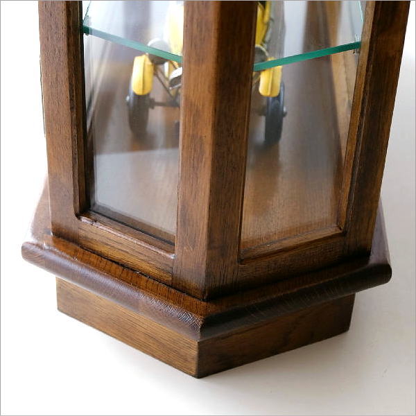 ガラスケース 木製 ディスプレイケース おしゃれ ショーケース 飾り棚