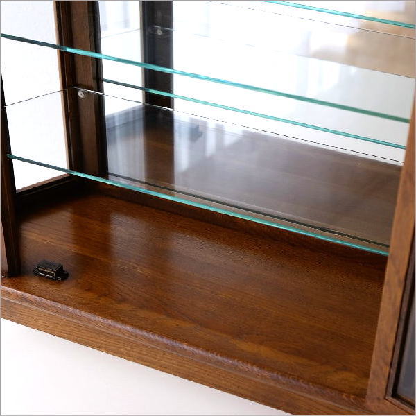 ガラスケース 木製 ディスプレイケース おしゃれ ショーケース 飾り棚