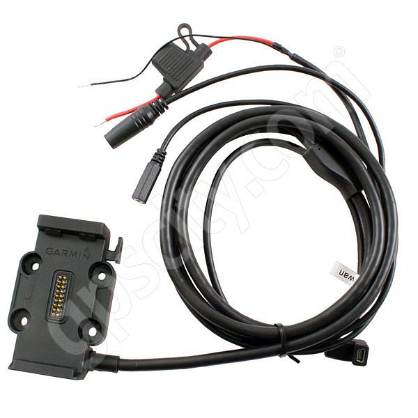 Garmin Zumo 660 and 665 Motorcycle Cradle with Integrated Power Cable