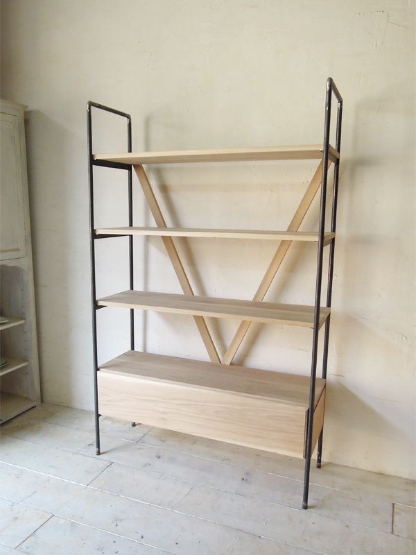 店舗用ディスプレイシェルフ(アイアン)のオーダーメイド@大阪関西のGF