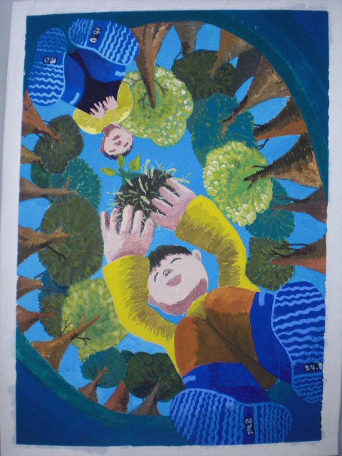 平成25年用国土緑化・育樹運動ポスター原画コンクール優秀作品 | 国土