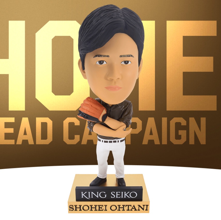 希少品【キングセイコー】 大谷翔平選手 安い ボブルヘッド 希少品 2個