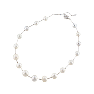 GSTV パラジウムシルバー950 天然ホワイトジルコン Mia ブローチ ZI 約