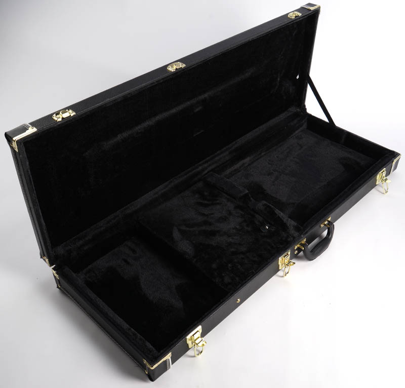 PREMIUM Black Tolex P/J Bass Hardshell Case- SUPER Quality-