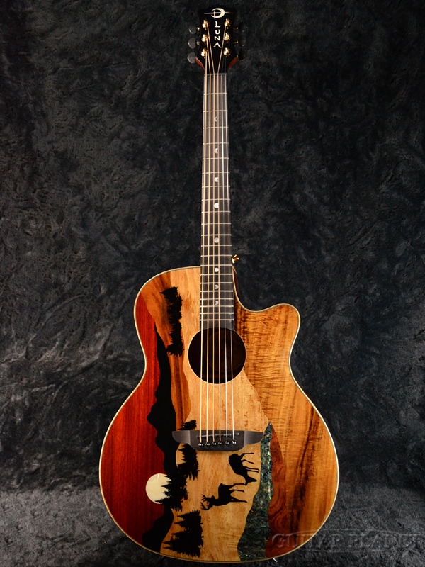 Luna GuitarsVista Deer Tropical Wood A/E【エレアコ】【オンライン