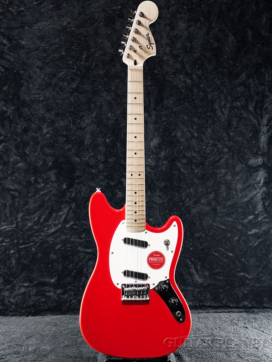 Squier《未展示品!!》Sonic Mustang -Torino Red-【Webショップ限定