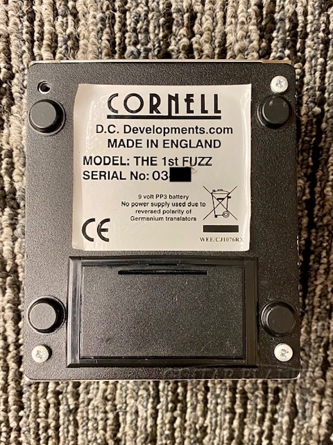 CORNELLThe 1st Fuzz 【ファズ】【Rare!】【NKT275】【MADE IN ENGLAND