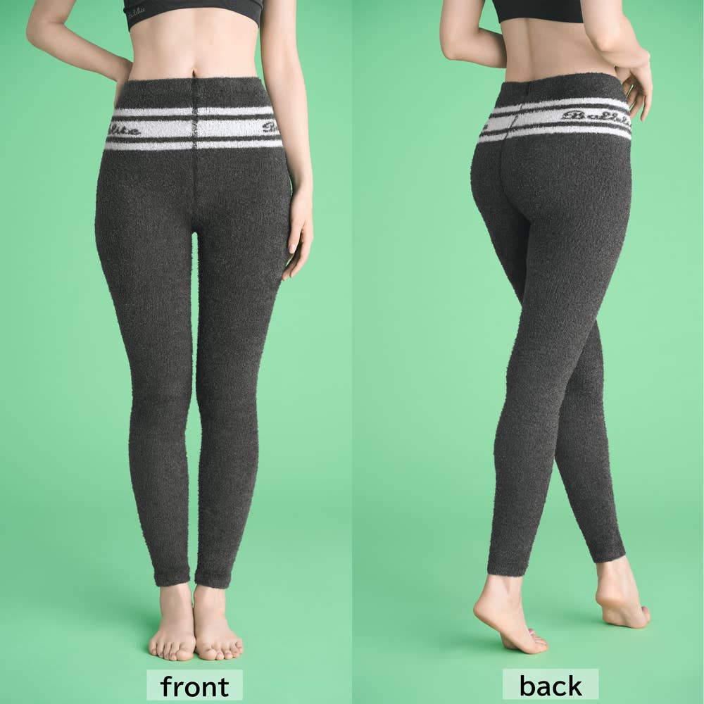 MASH×GUNZE] Fluffy compression night leggings BL302B: Women's