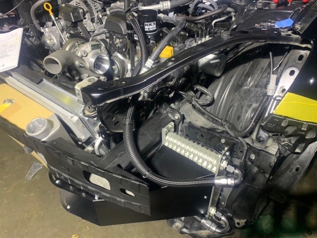 GR86 ZN8 HKS オイルクーラー＆トラスト ラジエター 取り付け